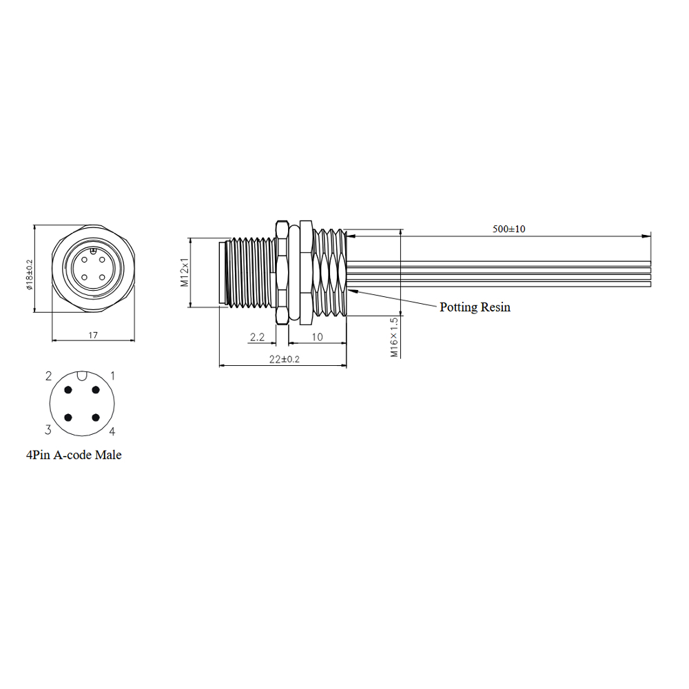 SPMFE-1204-500 размеры